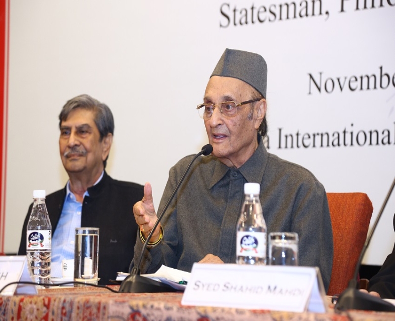 ICCfG Sardar Patel Lecture on Governance by Dr. Karan Singh, Statesman, Philosopher & Thinker 