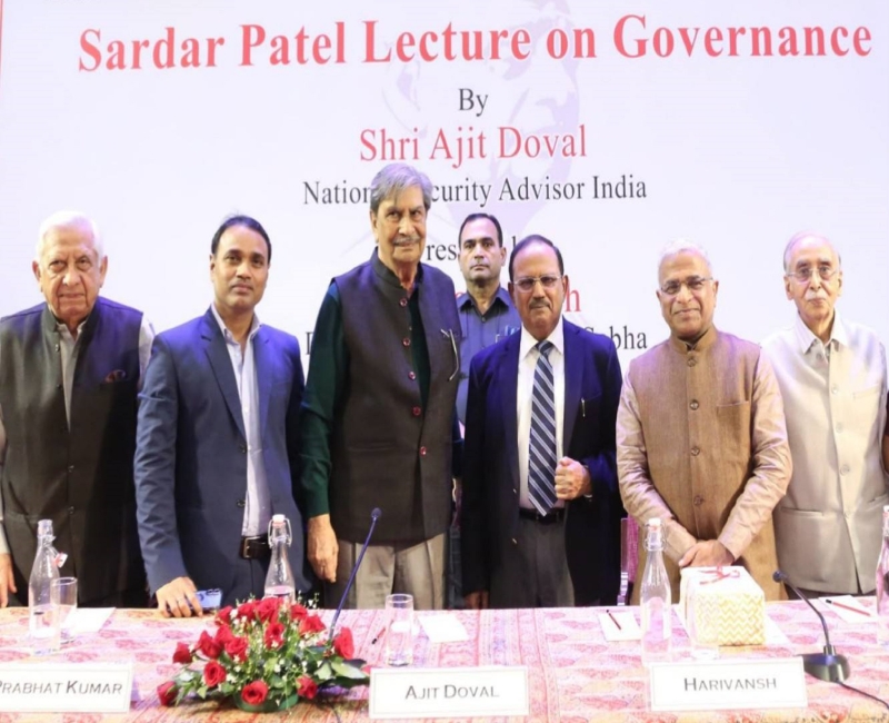 ICCfG Sardar Patel Lecture on Governance by Shri Ajit Doval, National Security Advisor, India