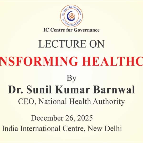Lecture on Transforming Healthcare